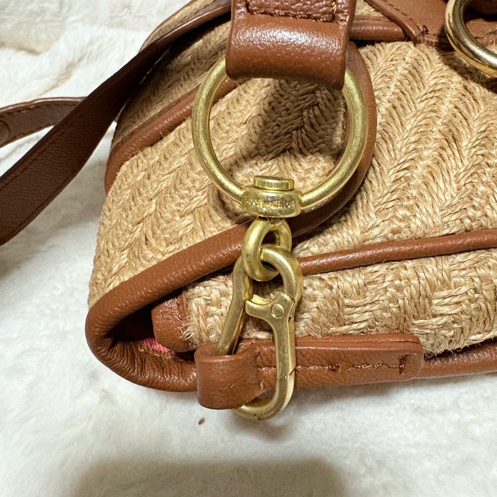 See By Chloe Woven Crossbody Bag with Brown Leather - Picture 7 of 12